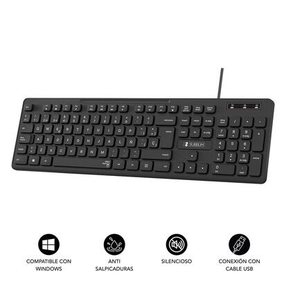 teclado-espanol-subblim-business-slim-silencioso-negro