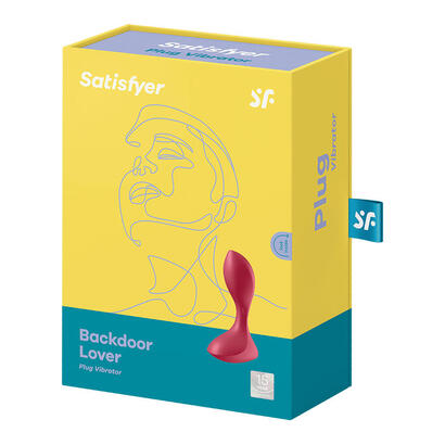 satisfyer-backdoor-lover-plug-anal-vibrador-rojo