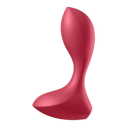 satisfyer-backdoor-lover-plug-anal-vibrador-rojo