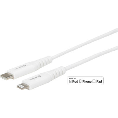estuff-es602021-cable-de-conector-lightning-05-m-blanco