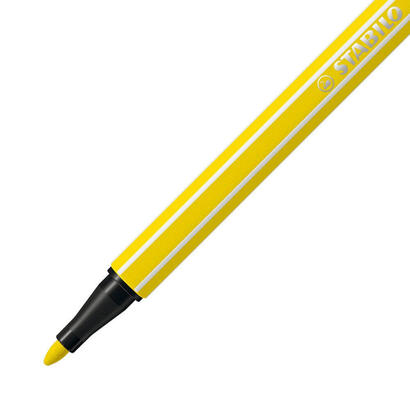 stabilo-pen-68-rotulador-amarillo-limon-10u-