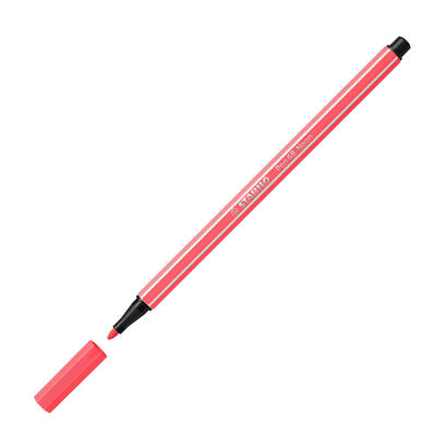stabilo-pen-68-rotulador-rojo-fluorescente-10u-