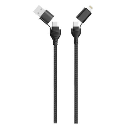 2go-cable-de-datos-usb-type-c-4in1-negro-120cm