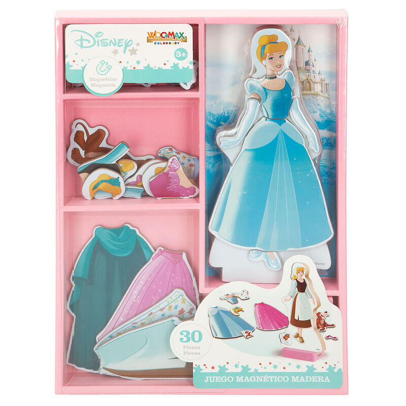 colorbaby-woomax-disney-juego-vestidos-madera-magn-22x30cm-princesas-30-piezas-3-anos