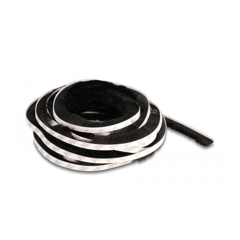 delock-66895-tira-de-cepillo-autoadhesiva-de-15-mm-5-m-de-longitud-negra