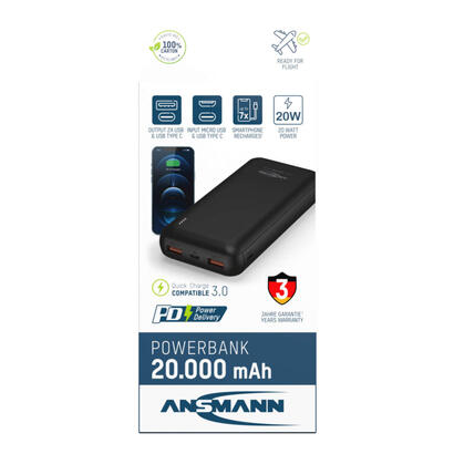 bateria-ansmann-powerbank-20000-mah-20w-2-usb-a-ports-usb-c-port