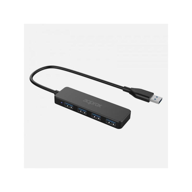 hub-4-puertos-usb-30-negro-approx-4xusb30-usb-a