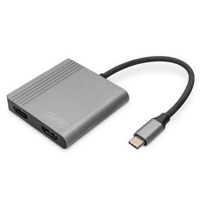 digitus-usb-c-2x-hdmi-adapter-18-cm-4k-30hz-silver-aluminium-housing