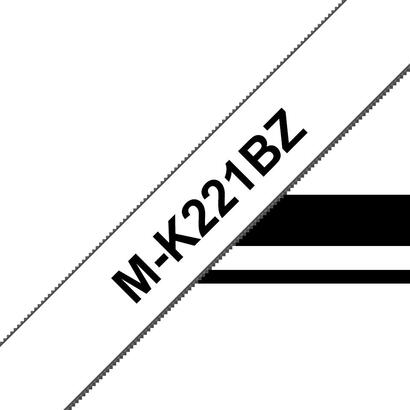 brother-mk221bz-cinta-no-laminada-generica-de-etiquetas-texto-negro-sobre-fondo-blanco-ancho-12mm-x-8-metros