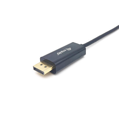 equip-cable-usb-c-displayport-4k-60hz-1m-negro