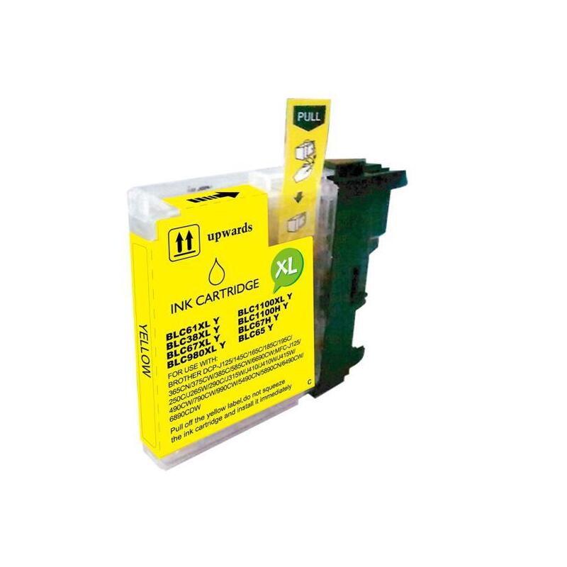 tinta-compatible-brother-lc980xl-amarillo-lc980ylc1100ylc985y