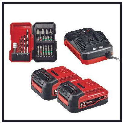 einhell-set-de-taladro-te-cd-121-li-22cl-incl-2-baterias-20-ah-cargador-puntasbrocas-22-piezas-lampara-con-bateria
