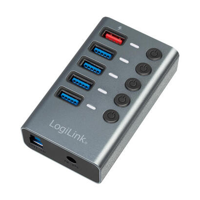 hub-logilink-usb-32-41-port-aluminum-grey-switch-for-each-port-onoff