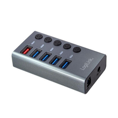 hub-logilink-usb-32-41-port-aluminum-grey-switch-for-each-port-onoff