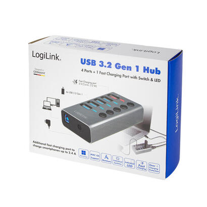 hub-logilink-usb-32-41-port-aluminum-grey-switch-for-each-port-onoff