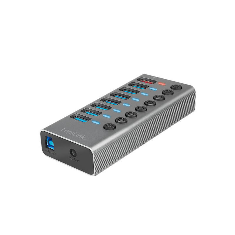 usb-hub-logilink-usb-32-71-port-aluminum-grey-switch-for-each-port-onoff