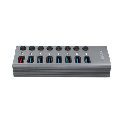 usb-hub-logilink-usb-32-71-port-aluminum-grey-switch-for-each-port-onoff