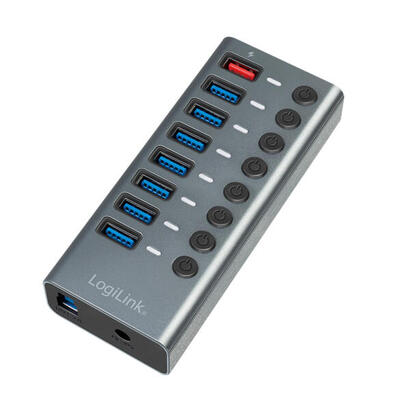 usb-hub-logilink-usb-32-71-port-aluminum-grey-switch-for-each-port-onoff