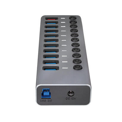 hub-logilink-usb-32-101-port-aluminum-grey-switch-for-each-port-onoff