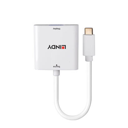 lindy-43355-adaptador-de-cable-de-video-usb-tipo-c-vga-d-sub-blanco