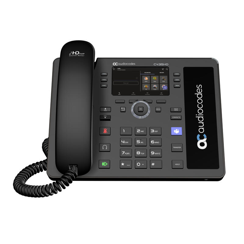 audiocodes-teams-c435hd-r-ip-phone-poe-gbe-negro