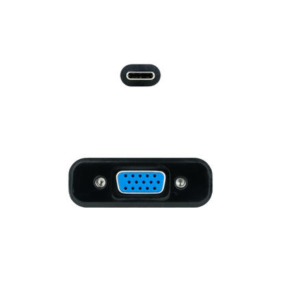 nanocable-conversor-usb-c-a-vga-10cm-negro