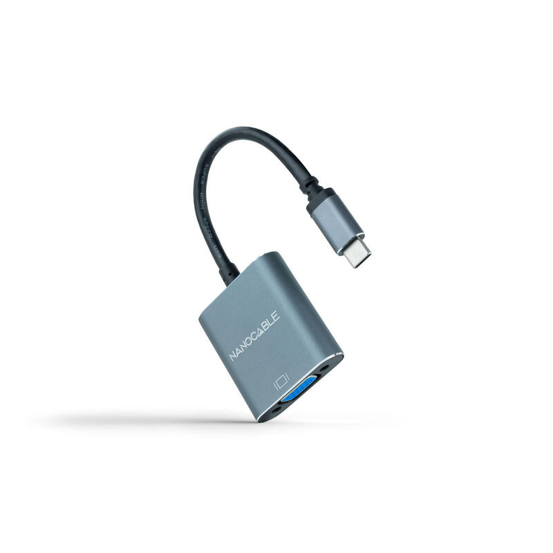 nanocable-conversor-usb-c-a-vga-aluminio-10cm-gris