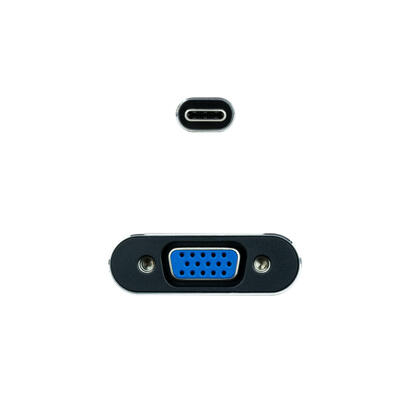 nanocable-conversor-usb-c-a-vga-aluminio-10cm-gris