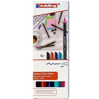 edding-rotuladores-punta-de-fibra-1200-home-office-caja-5-csurtidos