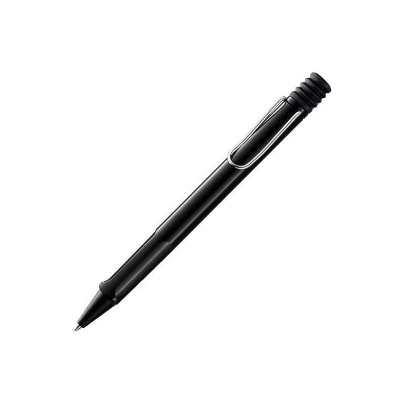 lamy-boligrafo-safari-black-219m-punta-media-tinta-azul-recargable-color-negro-en-estuche