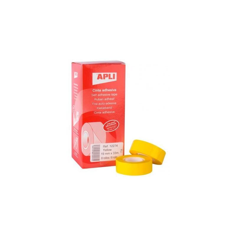 apli-cinta-adhesiva-silenciosa-rollo-19mm-x-33m-pp-caja-8u-amarillo