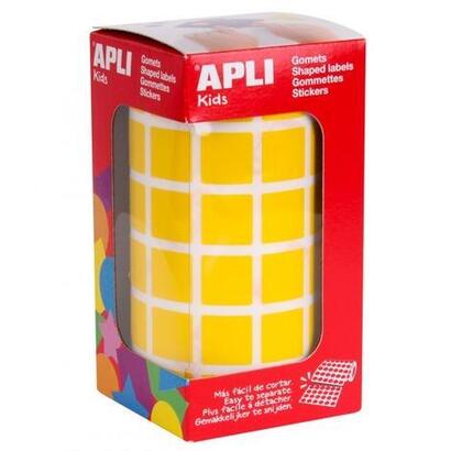 apli-gomets-cuadrados-15mm-rollo-amarillo