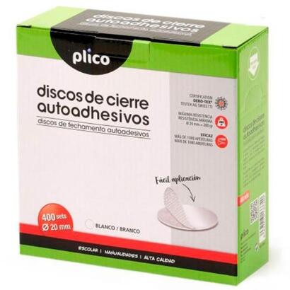 plico-discos-de-cierre-textil-autoadhesivo-o20mm-caja-400-discos-blanco