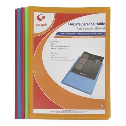 grafoplas-carpeta-poliplas-personalizable-de-polipropileno-translucido-con-30-fundas-soldadas-folio-azul