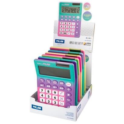 milan-calculadora-12-digitos-sunset-caja-expositora-