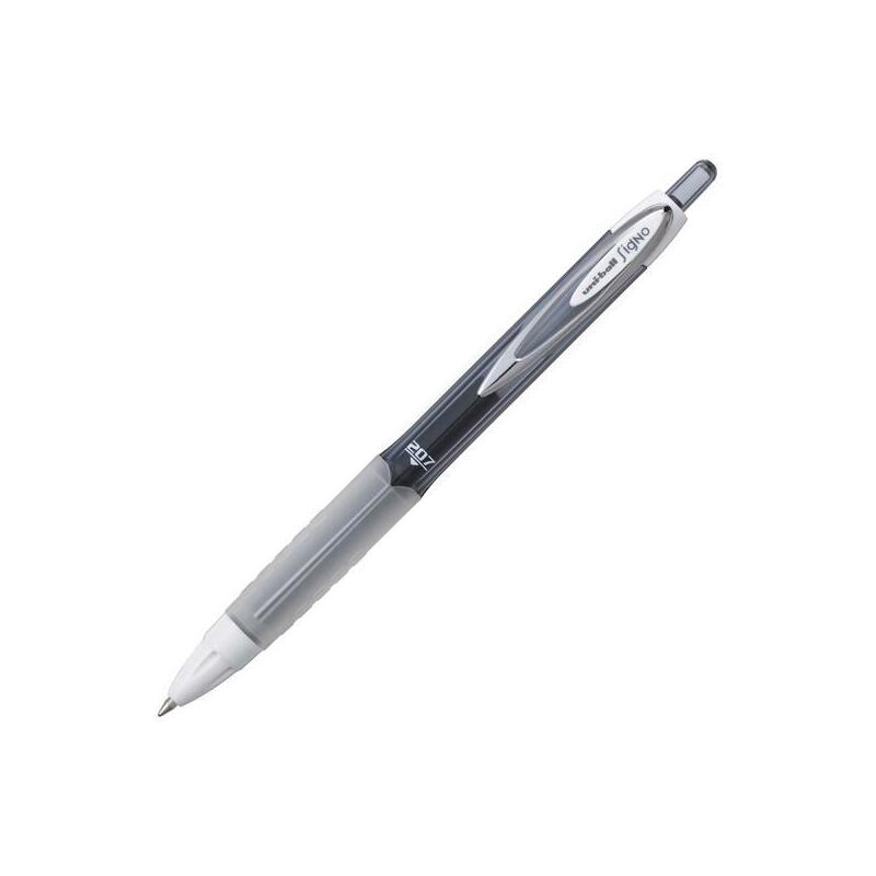 uniball-rollerball-signo-umn-207f-retractil-negro-12u-