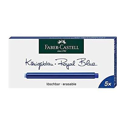 faber-castell-estuche-5-cartuchos-extralargos-tinta-borrable-azul-real