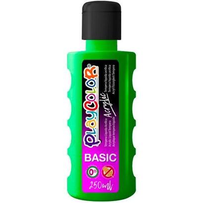 playcolor-pintura-acrylic-basic-botella-250ml-verde-oscuro