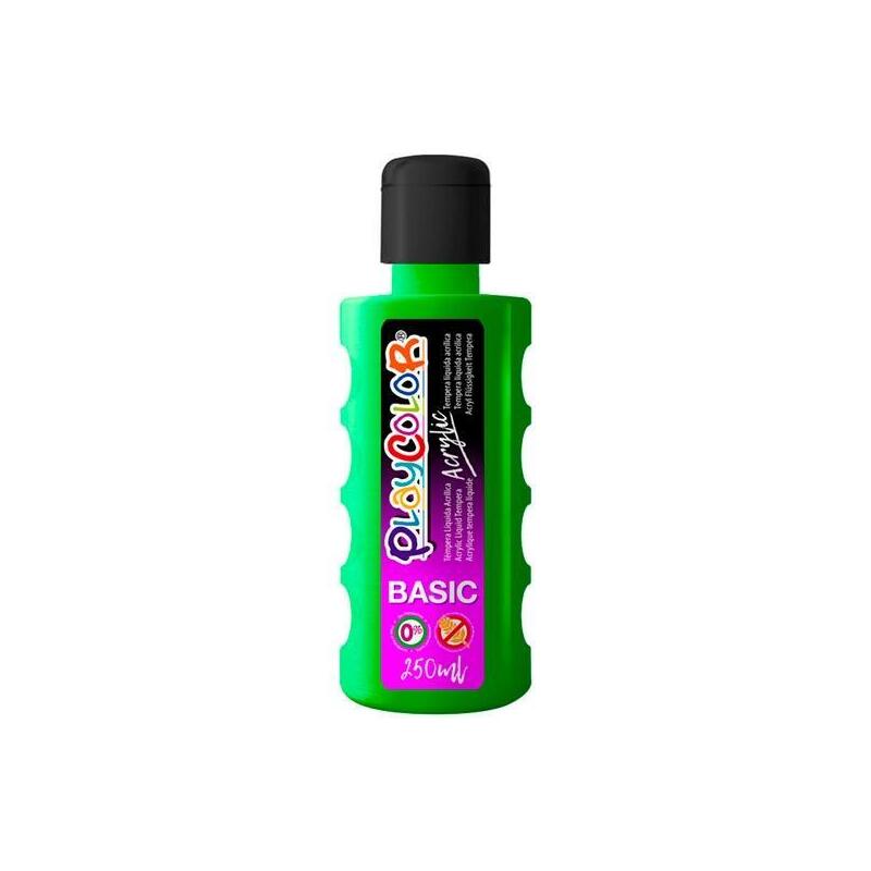 playcolor-pintura-acrylic-basic-botella-250ml-verde-oscuro