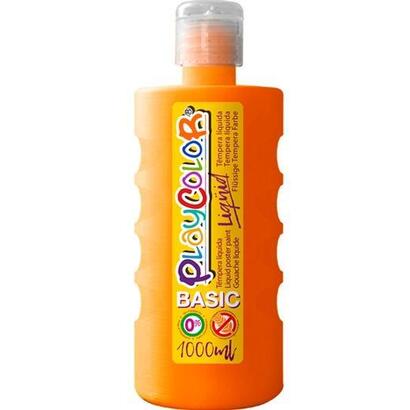 playcolor-tempera-liquida-basic-botella-1000ml-naranja