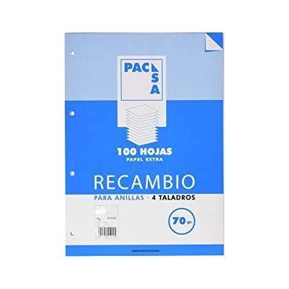 pacsa-recambio-4-taladros-100-hojas-70gr-4x4-a5
