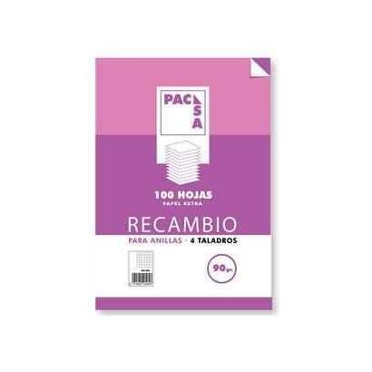 pacsa-recambio-4-taladros-100-hojas-90-gr-4x4-a4