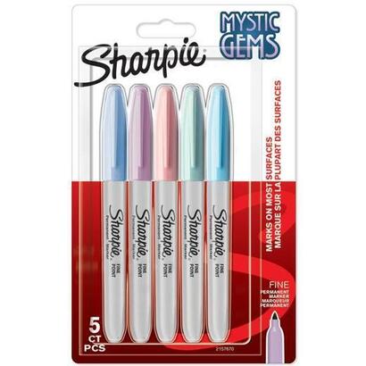 sharpie-marcador-permanente-mystic-gems-csurtidos-pastel-en-blister-de-5