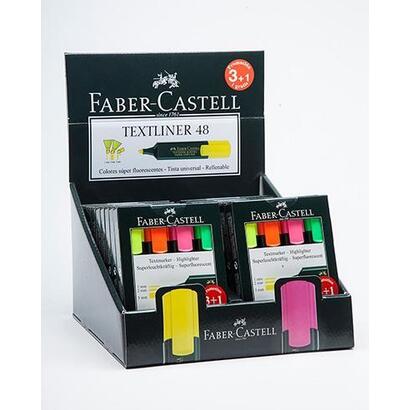 faber-castell-marcador-fluorescente-textliner-48-surtidos-blister-31-en-caja-expositora-22-estuches-