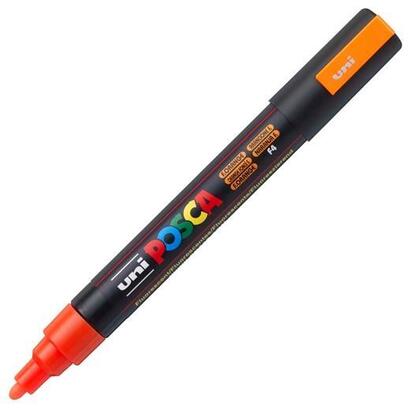 posca-marcador-pc-5m-no-permanente-punta-forma-de-bala-18-25-mm-fluor-naranja