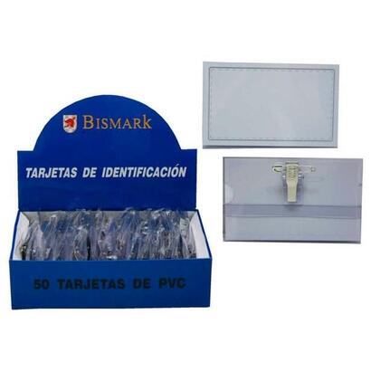bismark-tarjeta-de-identificacion-horizontal-pvc-57x90-mm-con-pinza-50u-