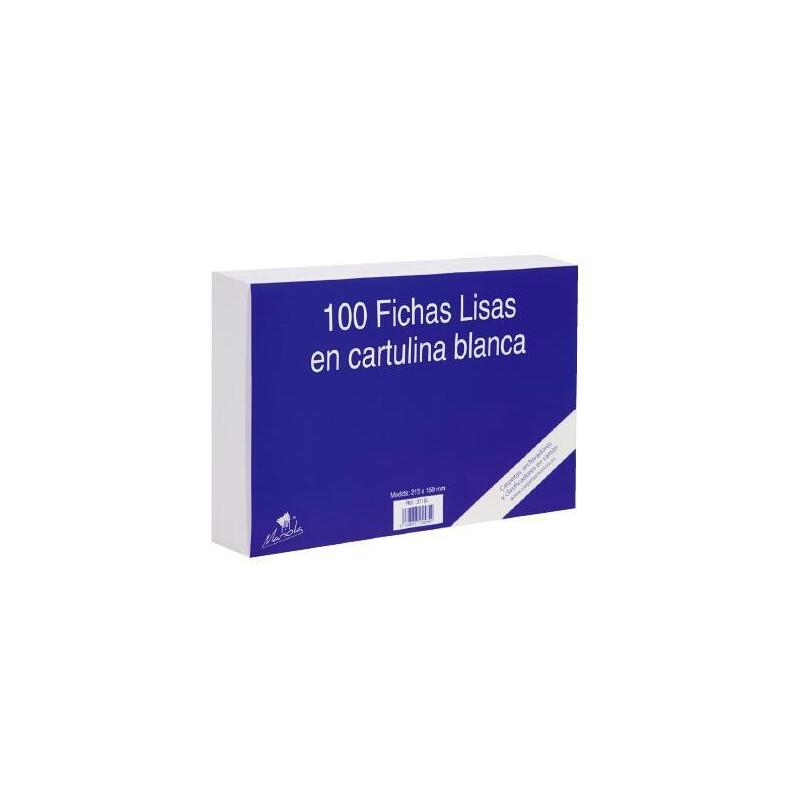 mariola-ficha-lisa-200x120mm-cartulina-180gr-blanco-paquete-de-100