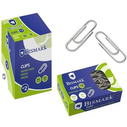 bismark-clips-niquelados-n2-32mm-caja-de-100u-