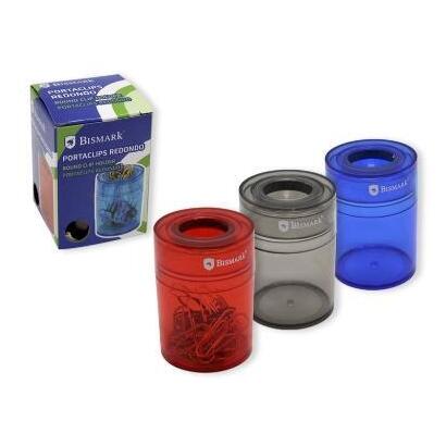 bismark-portaclips-imantado-deposito-transparente-plastico-3-colores-surtidos-3u-
