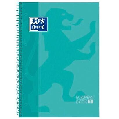 oxford-cuaderno-europeanbook-1-microperforado-80-hojas-5x5-tapas-extraduras-classic-a4-verde-menta-5u-
